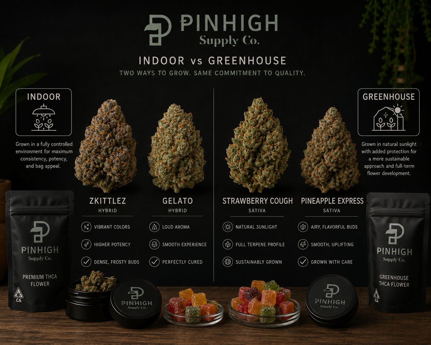 Indoor vs Greenhouse THCA Flower: Which Should You Buy?