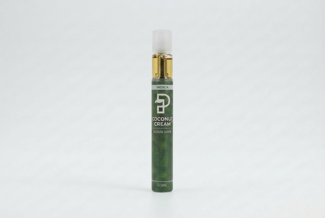 Coconut Cream Live Rosin Vape Cart .5ML