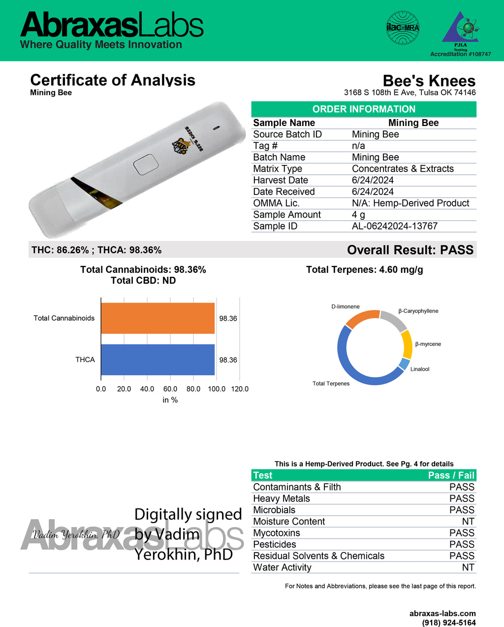 Mining Bee Disposable (2G)