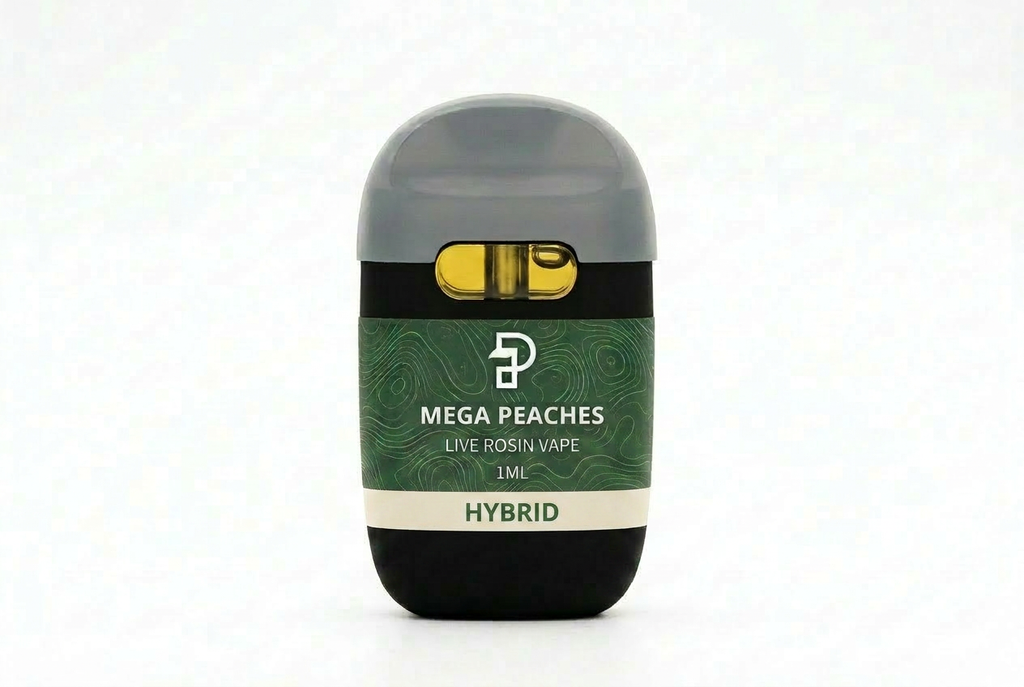 Mega Peaches Live Rosin Vape Cart - 1ML